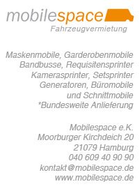 Büromobile  mobilespace Fahrzeugvermietung